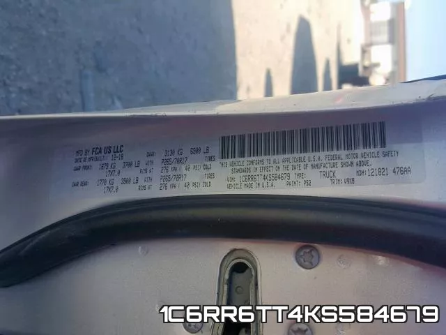 1C6RR6TT4KS584679 фото 2