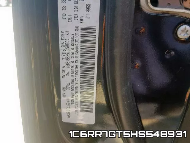 1C6RR7GT5HS548931 фото 2