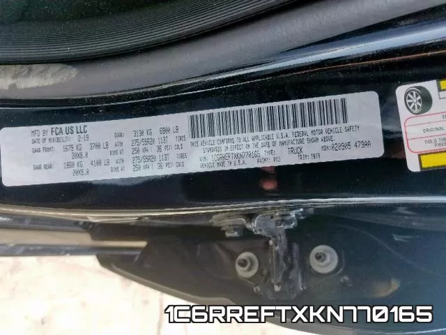 1C6RREFTXKN770165 фото 2