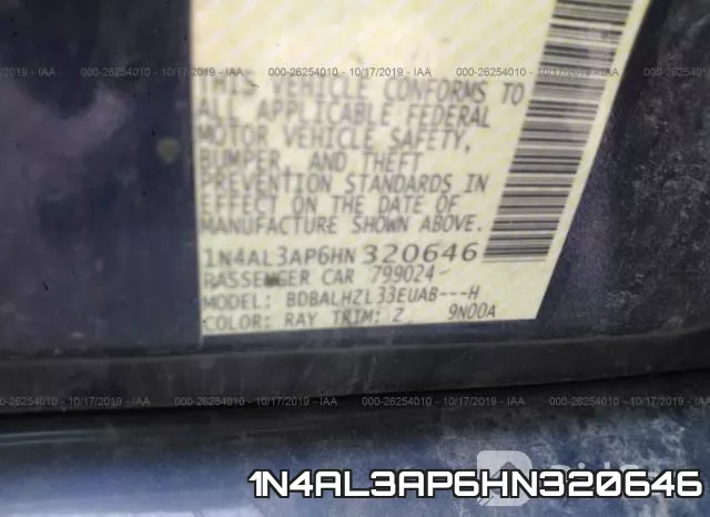 1N4AL3AP6HN320646 фото 10