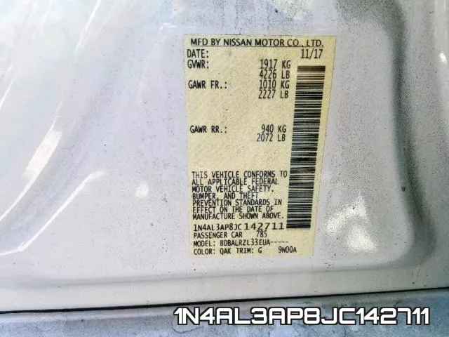 1N4AL3AP8JC142711 фото 2