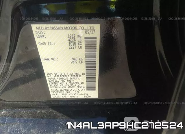 1N4AL3AP9HC272524 фото 9