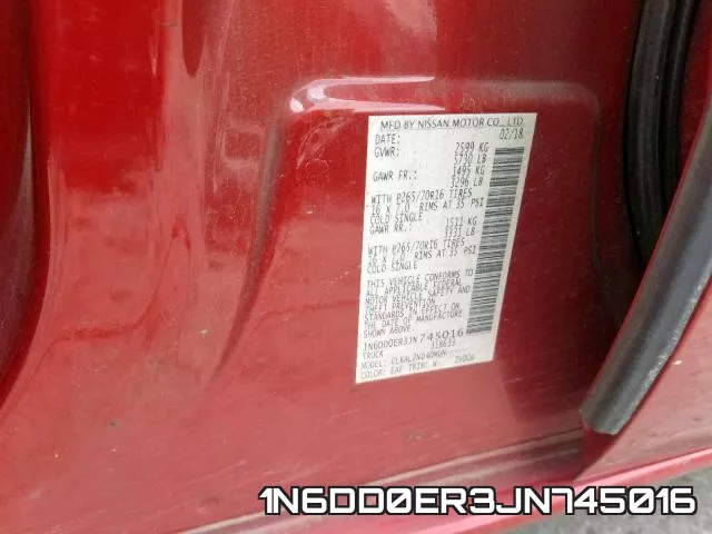 1N6DD0ER3JN745016 фото 2