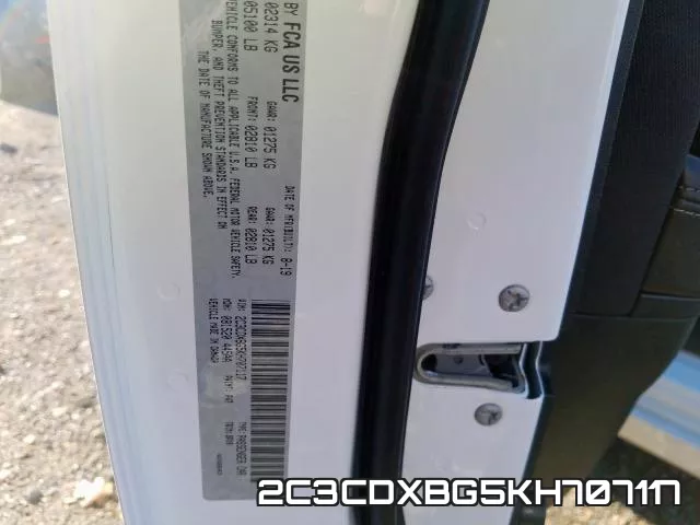 2C3CDXBG5KH707117 фото 2
