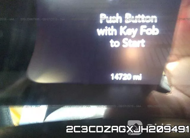 2C3CDZAGXJH209491 фото 8