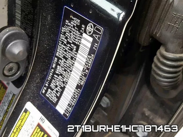 2T1BURHE1HC787463 фото 2