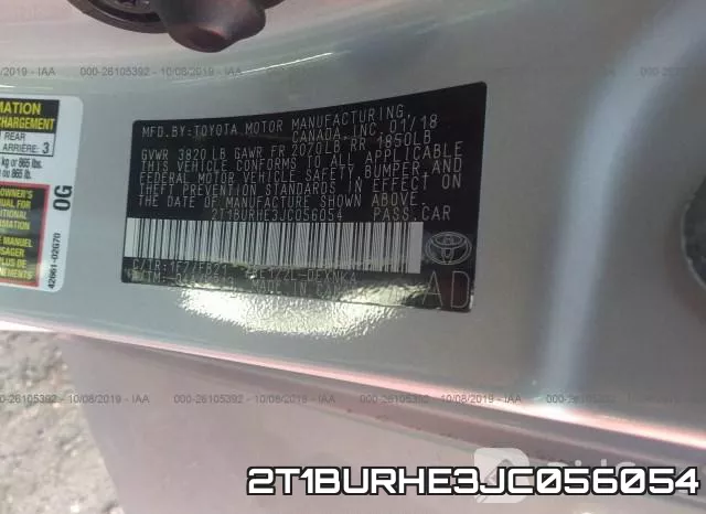 2T1BURHE3JC056054 фото 10