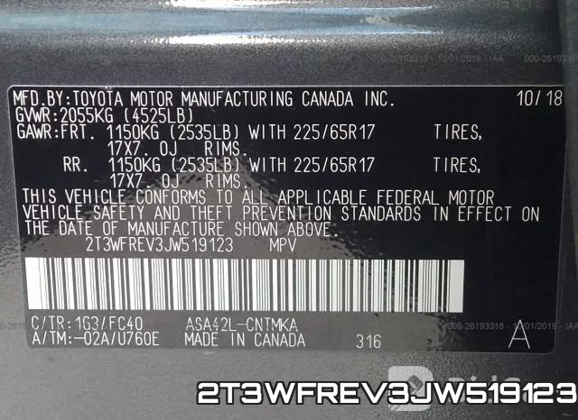 2T3WFREV3JW519123 фото 10