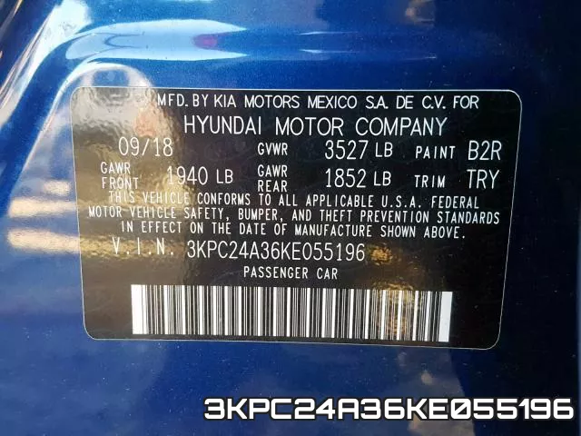 3KPC24A36KE055196 фото 2