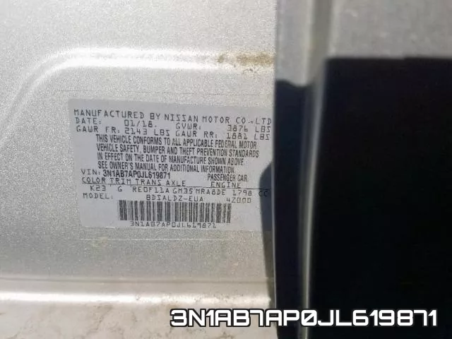 3N1AB7AP0JL619871 фото 2