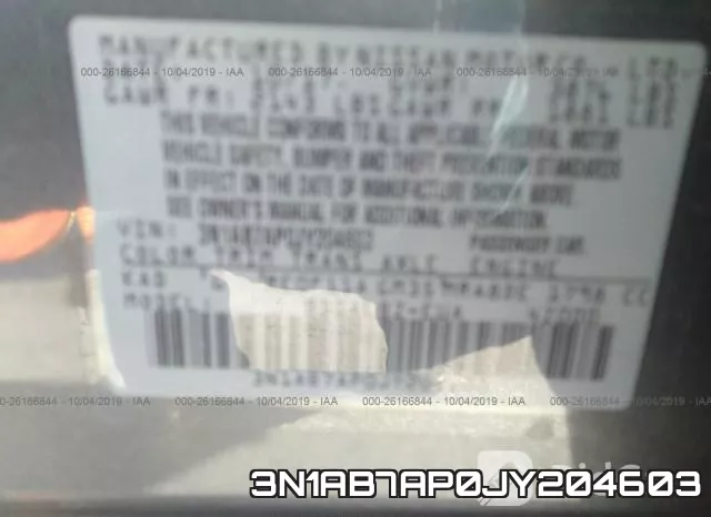 3N1AB7AP0JY204603 фото 10