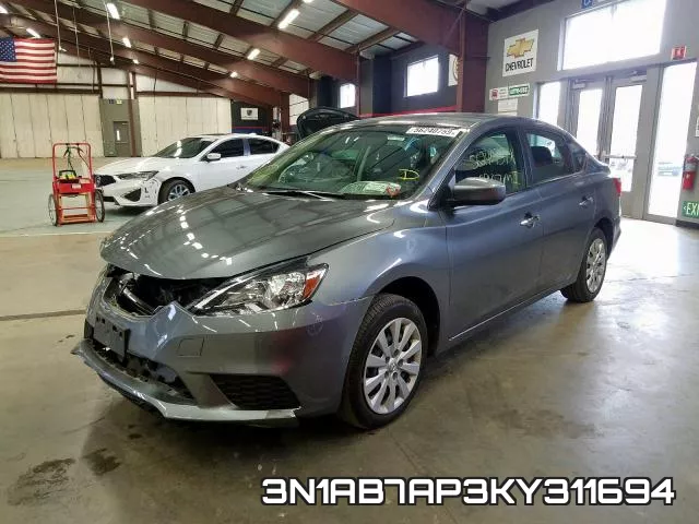 3N1AB7AP3KY311694 фото 3