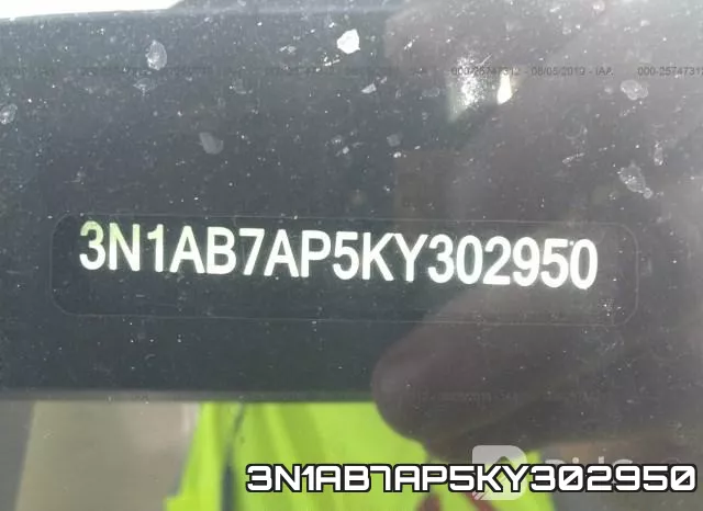 3N1AB7AP5KY302950 фото 10