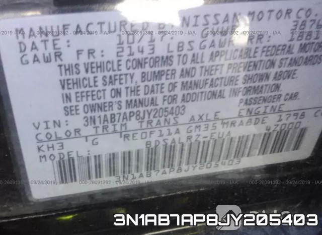 3N1AB7AP8JY205403 фото 9