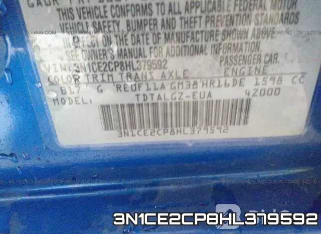 3N1CE2CP8HL379592 фото 10