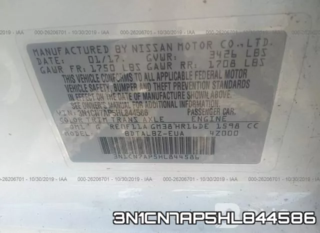 3N1CN7AP5HL844586 фото 9