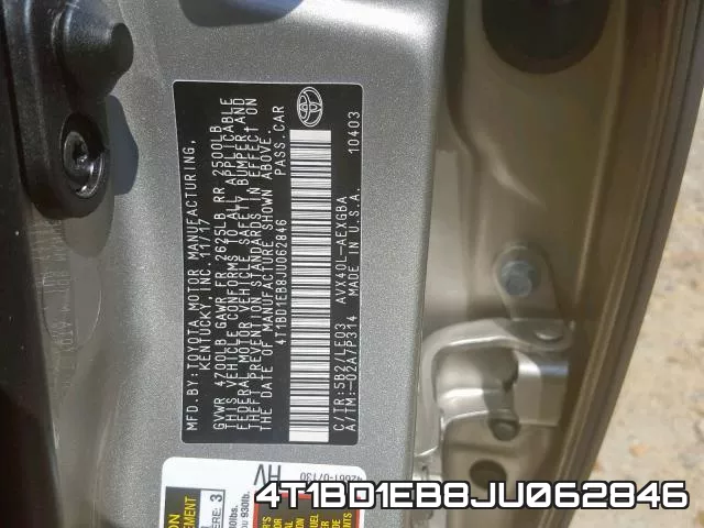 4T1BD1EB8JU062846 фото 2