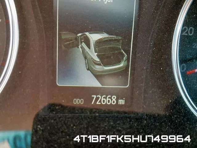 4T1BF1FK5HU749964 фото 9