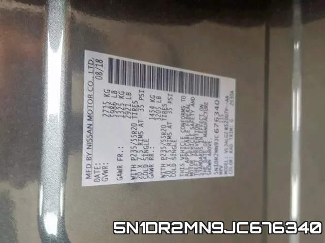 5N1DR2MN9JC676340 фото 2
