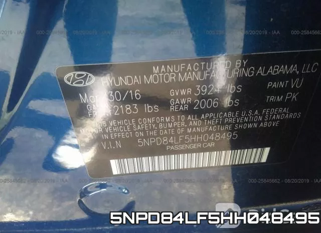 5NPD84LF5HH048495 фото 10