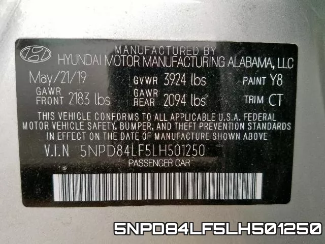 5NPD84LF5LH501250 фото 2