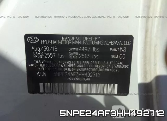 5NPE24AF3HH492712 фото 10