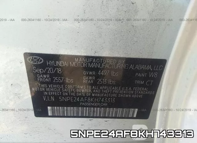 5NPE24AF8KH743313 фото 10