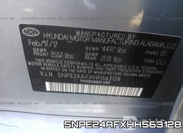 5NPE24AFXHH563128 фото 10
