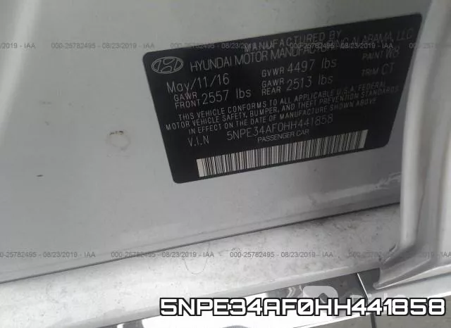 5NPE34AF0HH441858 фото 10