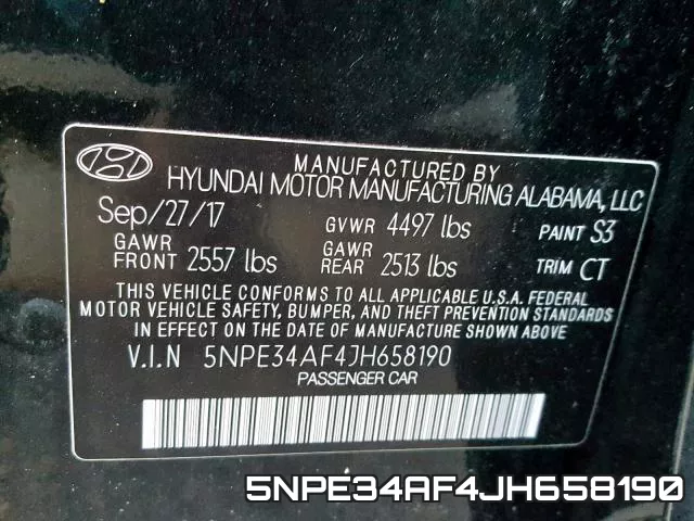 5NPE34AF4JH658190 фото 2