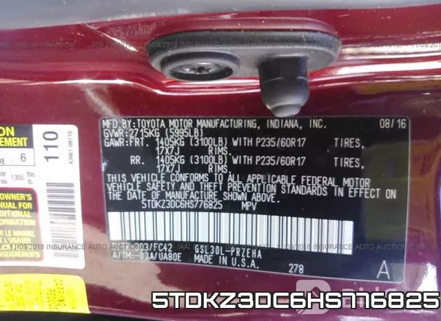 5TDKZ3DC6HS776825 фото 10