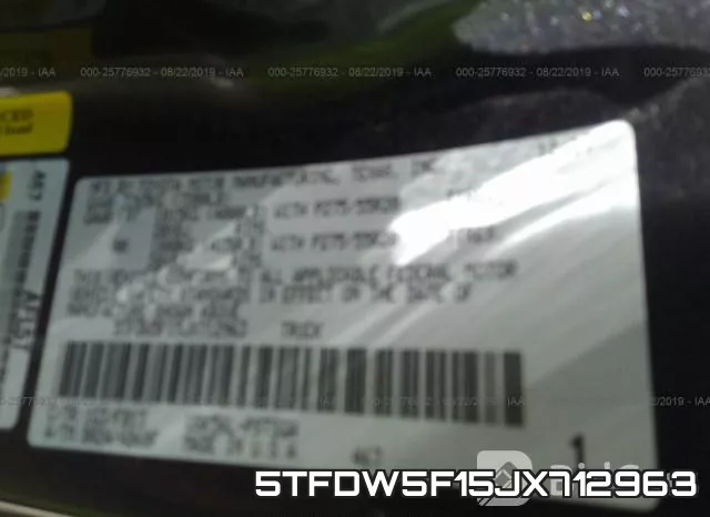 5TFDW5F15JX712963 фото 10