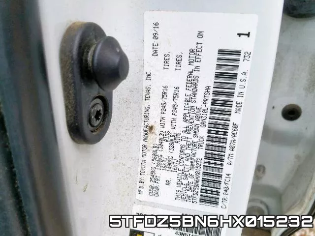 5TFDZ5BN6HX015232 фото 2