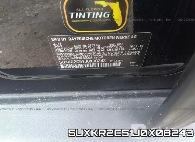 5UXKR2C51J0X08243 фото 10