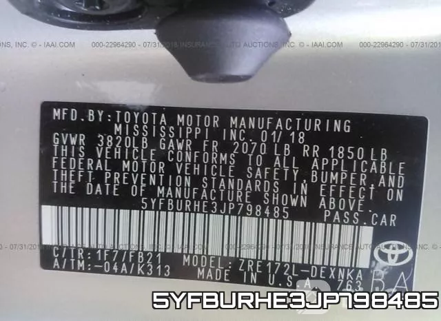 5YFBURHE3JP798485 фото 10