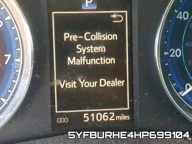 5YFBURHE4HP699104 фото 9