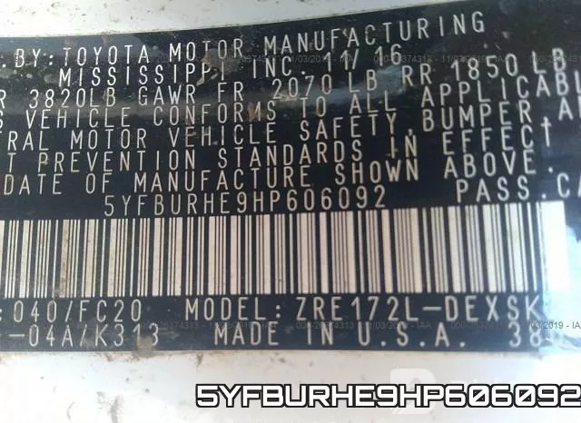 5YFBURHE9HP606092 фото 10