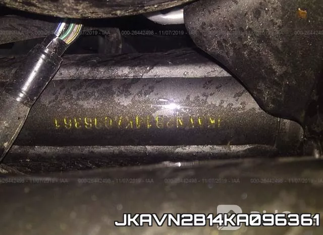 JKAVN2B14KA096361 фото 2