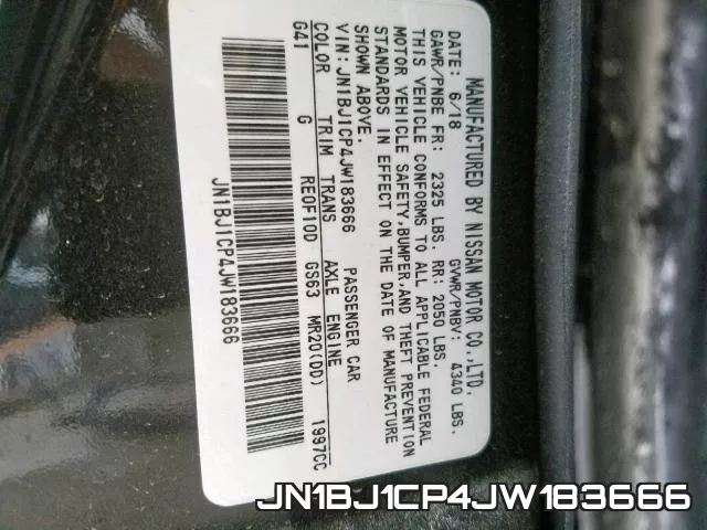 JN1BJ1CP4JW183666 фото 2