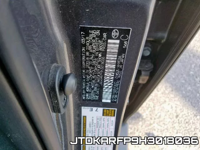 JTDKARFP9H3018036 фото 2