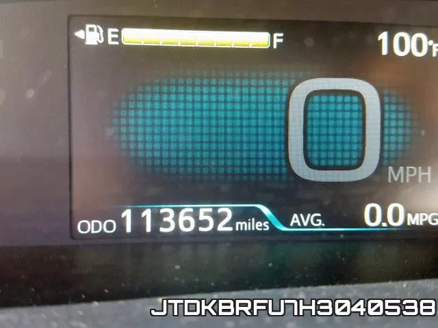 JTDKBRFU7H3040538 фото 9