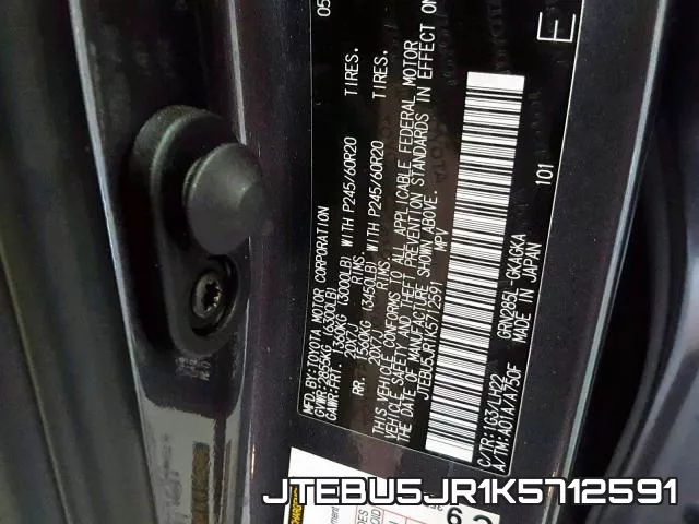 JTEBU5JR1K5712591 фото 2