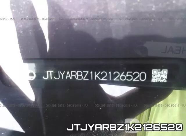 JTJYARBZ1K2126520 фото 10