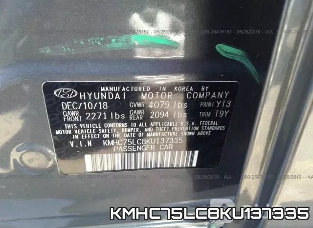 KMHC75LC8KU137335 фото 10