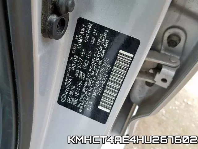 KMHCT4AE4HU267602 фото 2