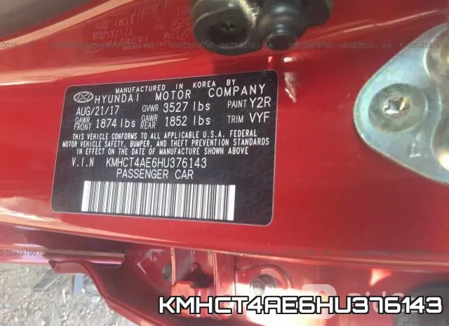 KMHCT4AE6HU376143 фото 10