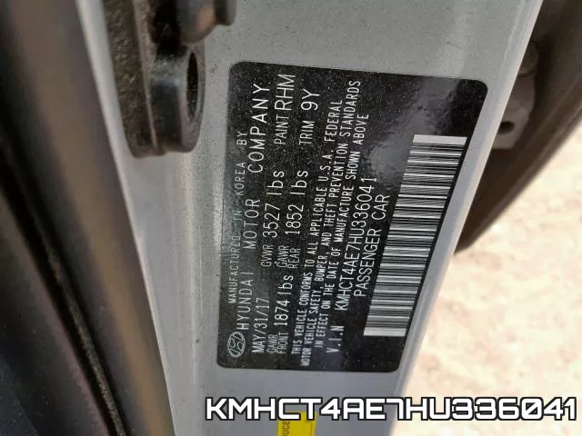 KMHCT4AE7HU336041 фото 2