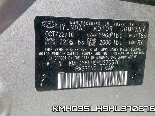 KMHD35LH9HU370676 фото 2