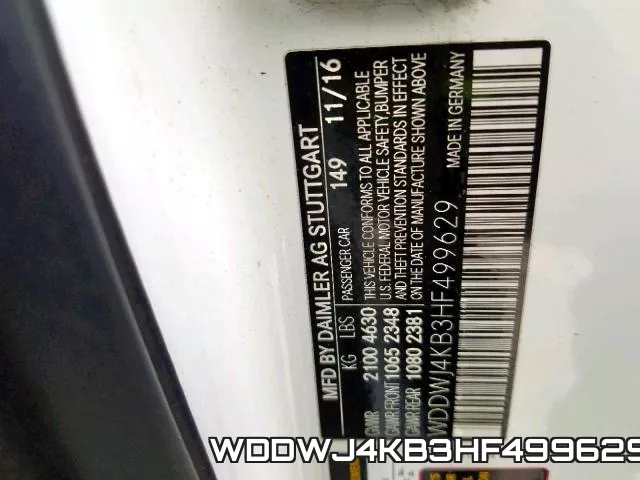 WDDWJ4KB3HF499629 фото 2