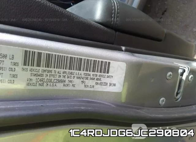 1C4RDJDG6JC290804 фото 10